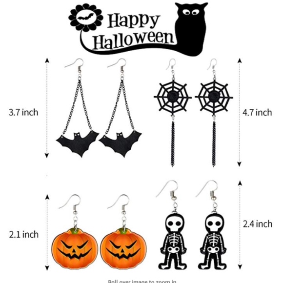 HALLOWEEN EARRINGS! ALL TYPES! - Picture 6 of 7